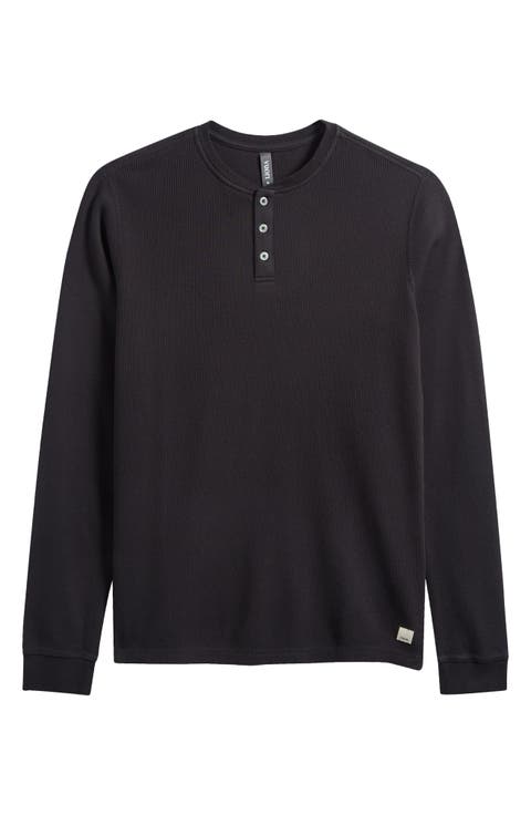 Waffle Knit Henley