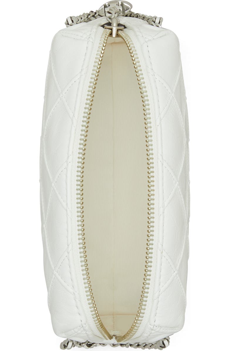 Tory Burch Fleming Soft Leather Crossbody Bag, Alternate, color, Blanc