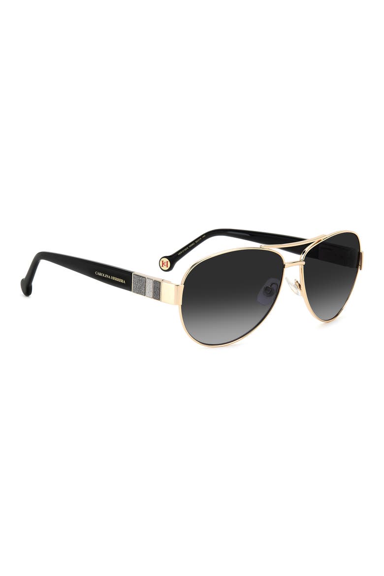 59mm Gradient Aviator Sunglasses, Alternate, color, 0000-9O