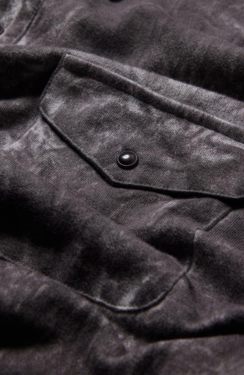 John Varvatos Arvon Cotton Snap-Up Shirt, Alternate, color, 