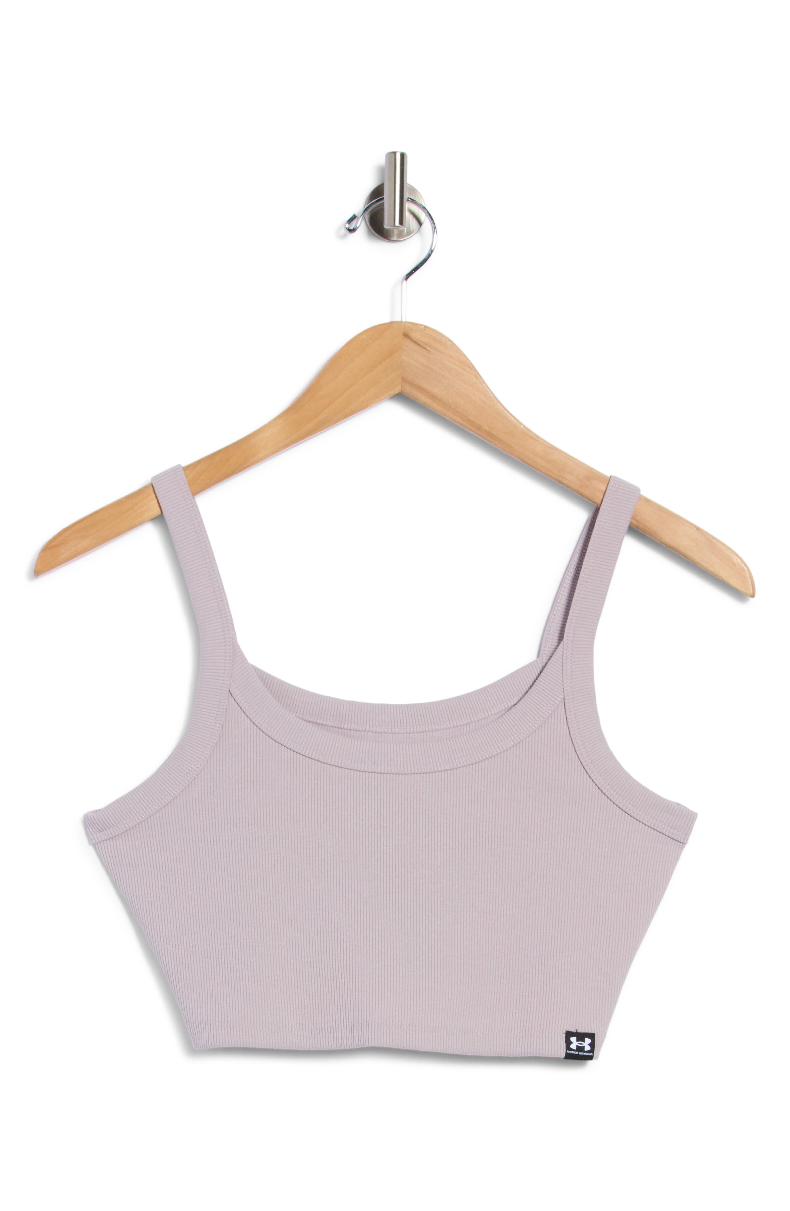 UA Rival Rib Crop Performance Tank Top