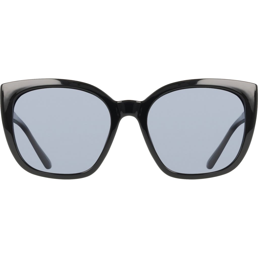 Cole Haan 55mm Cat Eye Sunglasses In Black