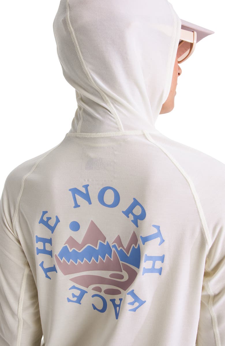 The North Face Adventure Sunrise Escape Hoodie, Alternate, color, White Dune