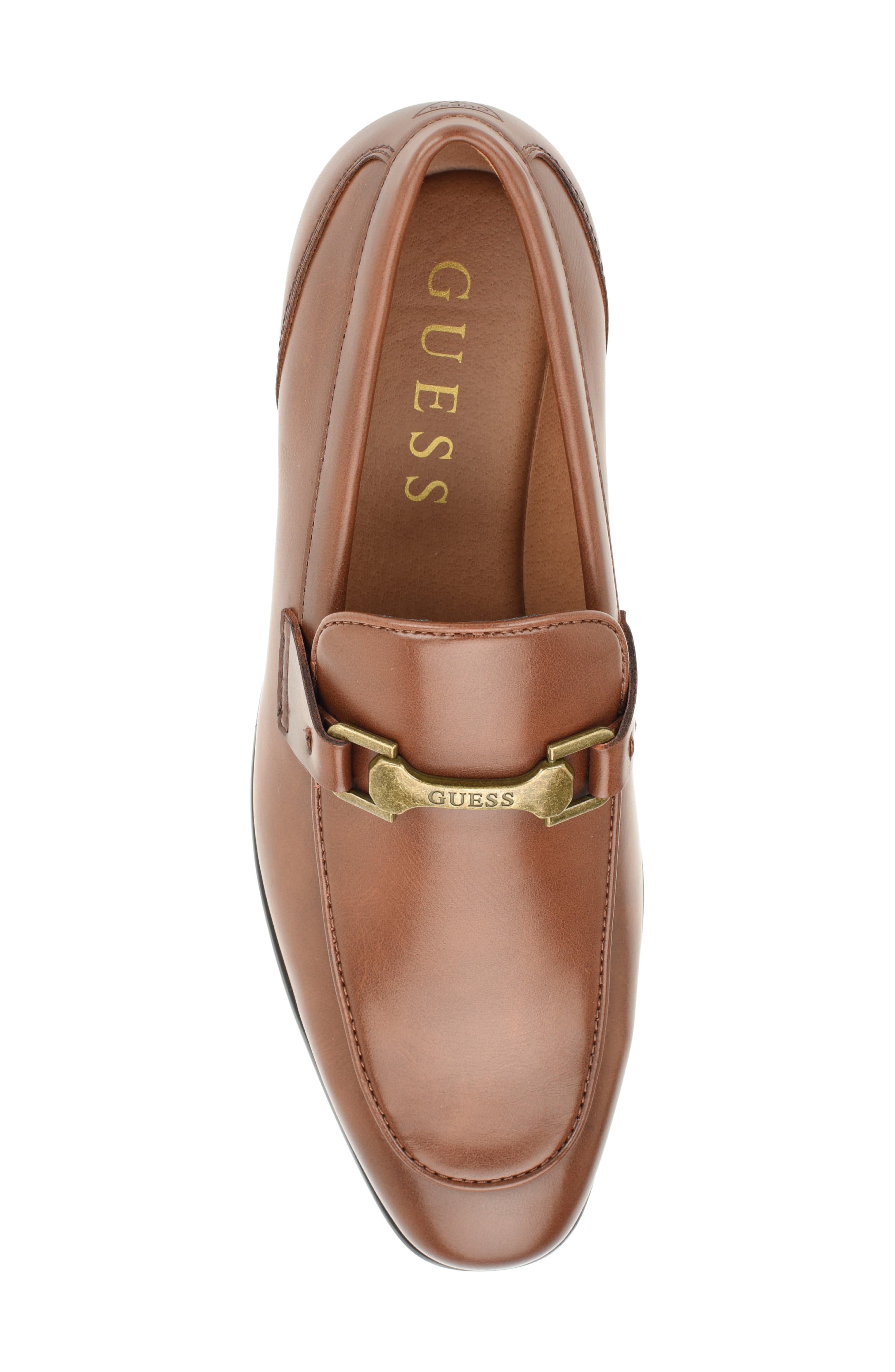 Vanor Faux Leather Bit Loafer, Alternate, color, DARK NATURAL