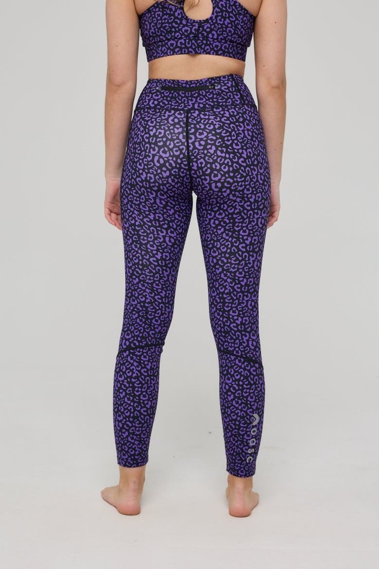 Infinite High Waisted Leggings - Purple Leopard, Alternate, color, Purple Leopard