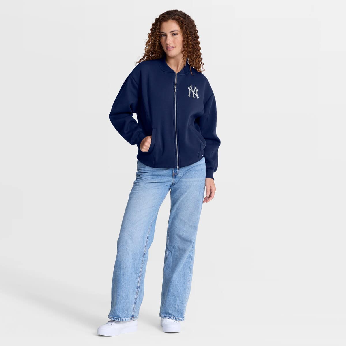 Women's Fanatics Navy New York Yankees Oversized Rage Against Full