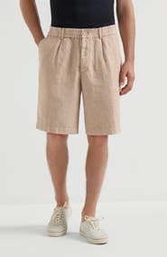 Brunello Cucinelli Linen Bermuda shorts