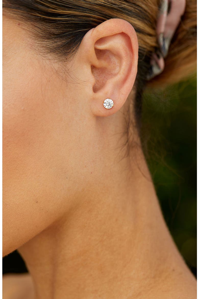 Swarovski Crystal Stud Earrings, Alternate, color, YELLOW