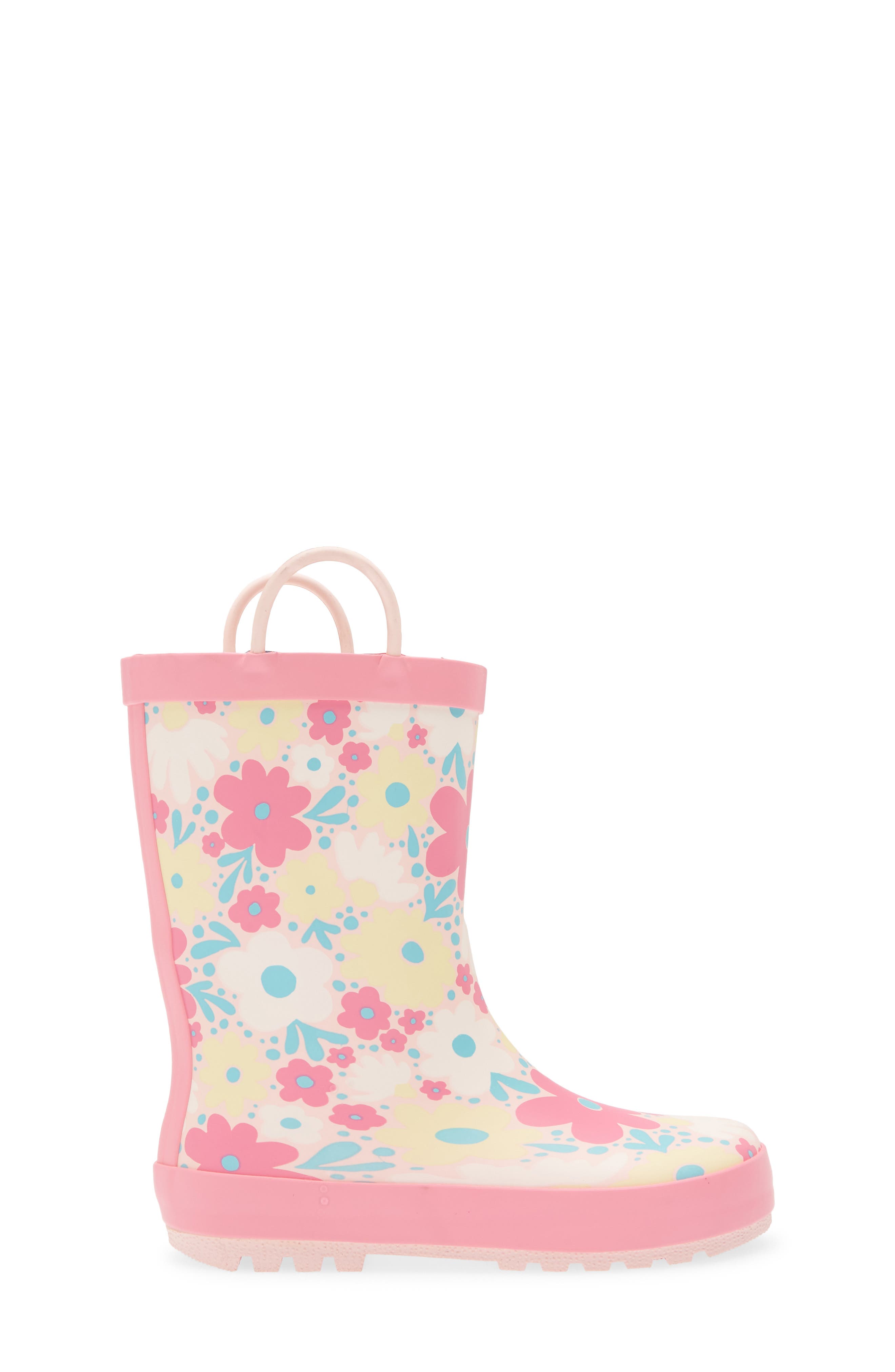 Tucker + Tate Flower Rainboot, Alternate, color, Pink Multi
