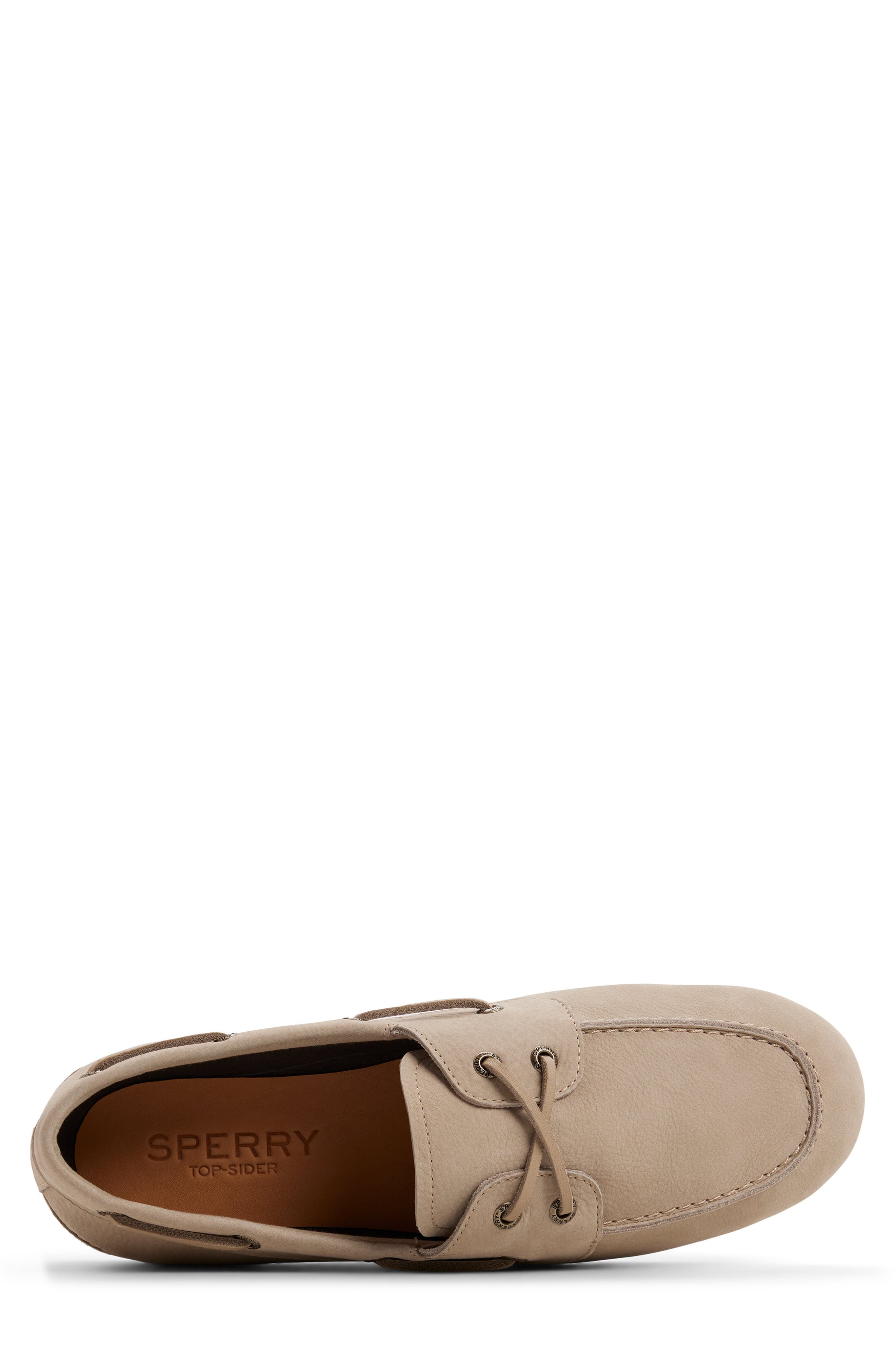 Sperry Slim Boat Shoe, Alternate, color, Natural