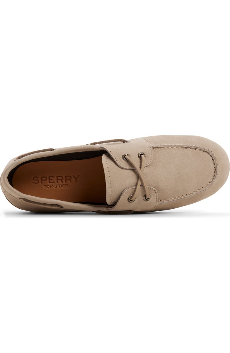 Sperry Slim Boat Shoe, Alternate, color, Natural