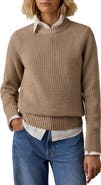 Faherty Northshore Crewneck Organic Cotton & Wool Sweater