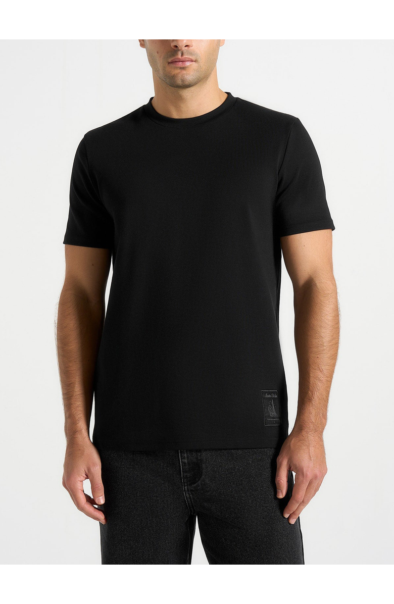 Manière De Voir Regular Fit Cotton T-Shirt, Alternate, color, Black
