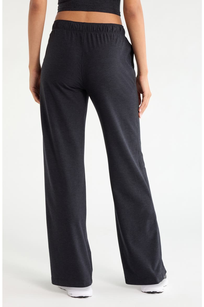 Restore Soft Straight Leg Pull-On Pants, Alternate, color, BLACK MELANGE