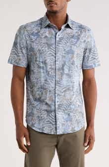 Bugatchi Short Sleeve Button-Up Shirt