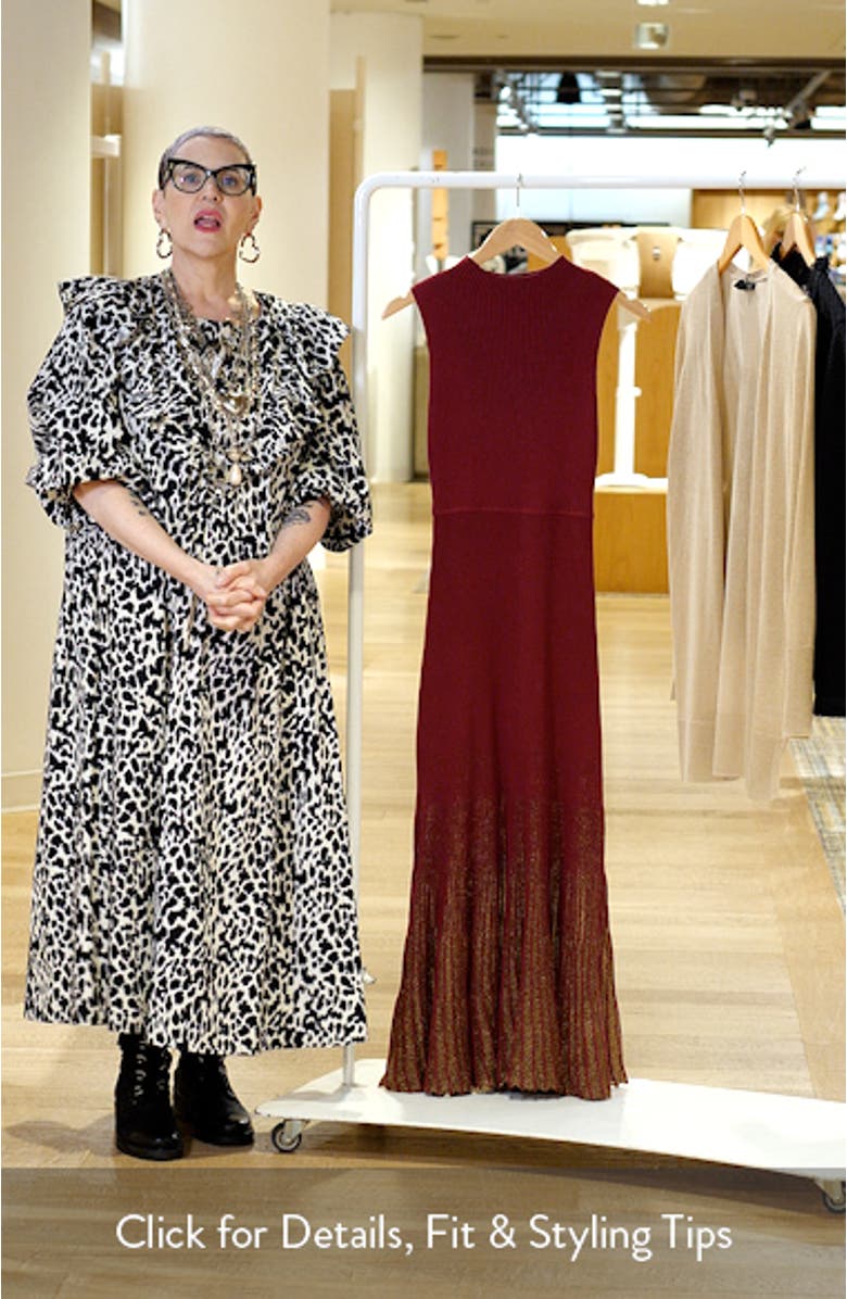 Ribbed Sweater Dress, sales video thumbnail