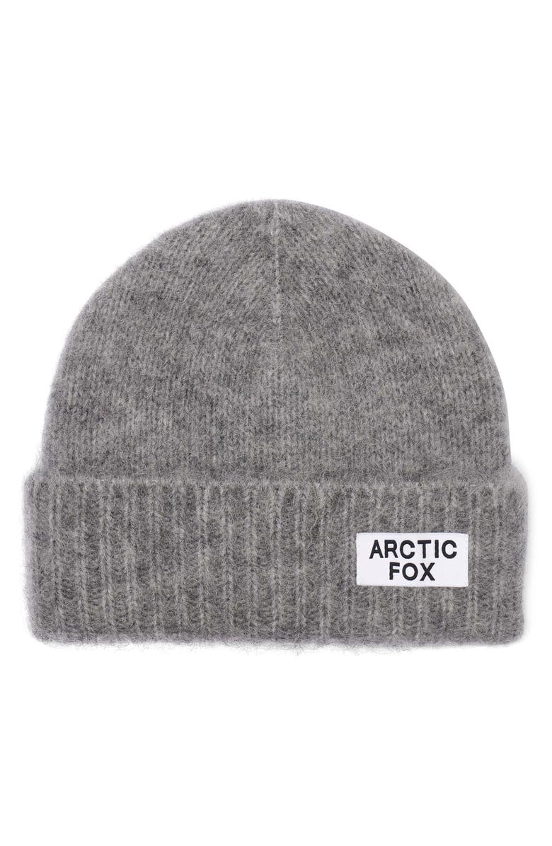 Arctic Fox & Co The Mohair & Merino Wool Blend Beanie, Main, color, Arctic Grey