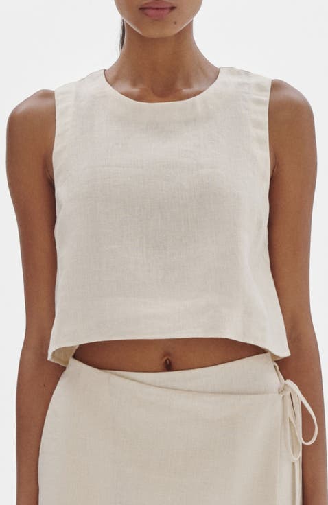 Sian Linen Top
