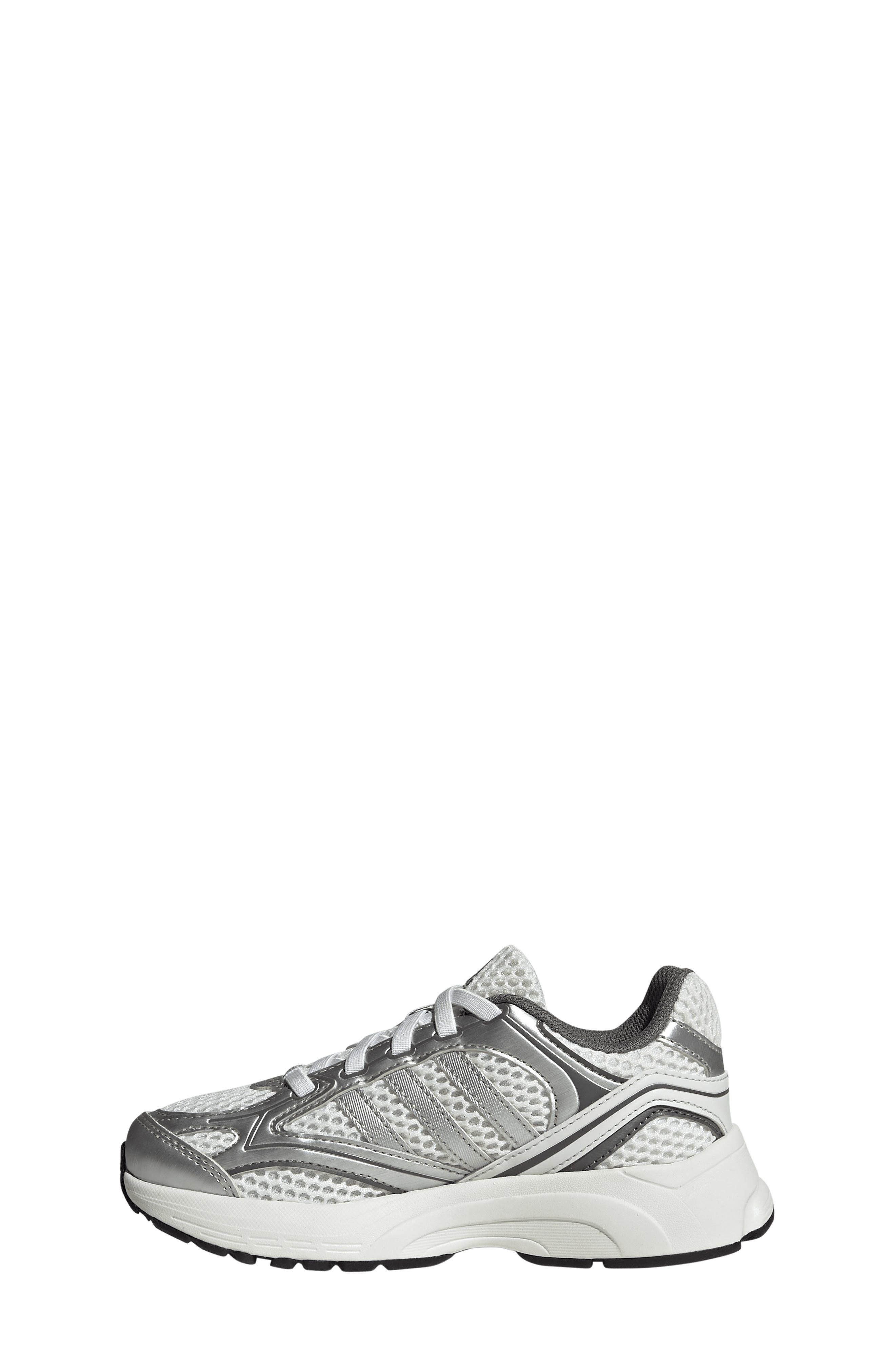 Kids' Spiritain EL C Running Shoe, Alternate, color, CRYSTAL WHITE/ SILVER/ GREY