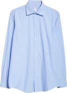 Massimo Alba Genova Stripe Button-Up Shirt