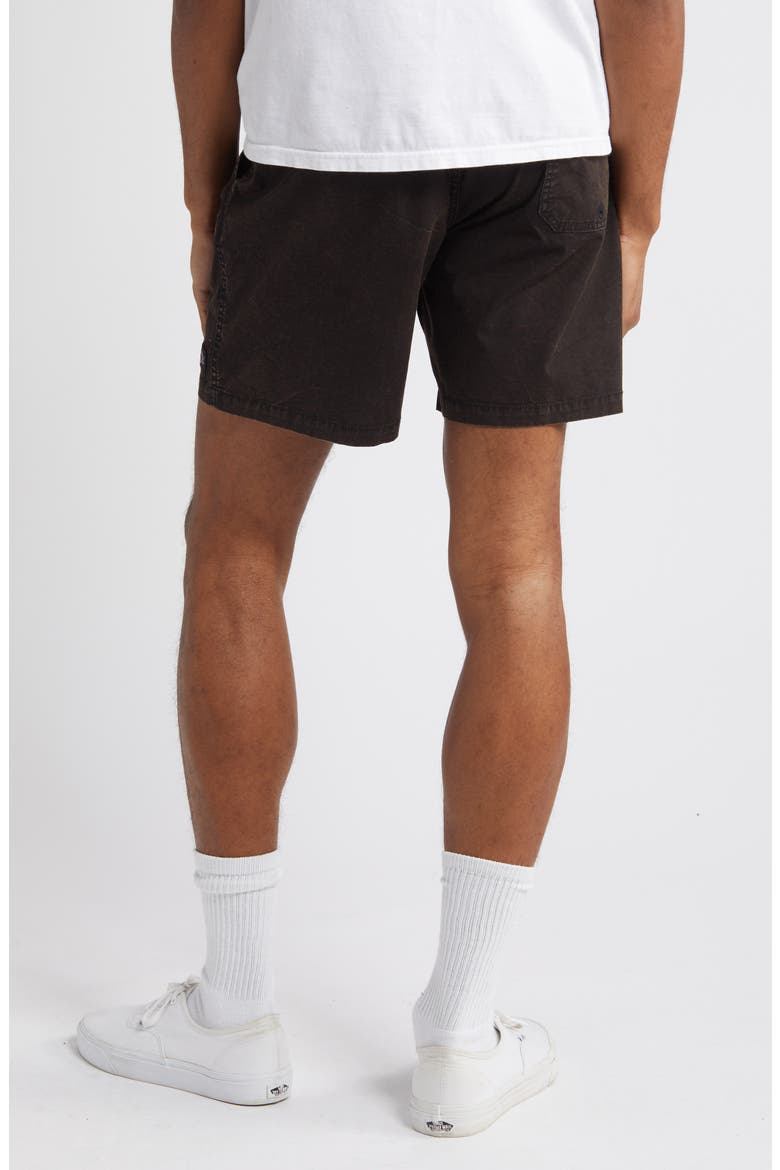 Mario Stretch Cotton Shorts, Alternate, color, BLACK