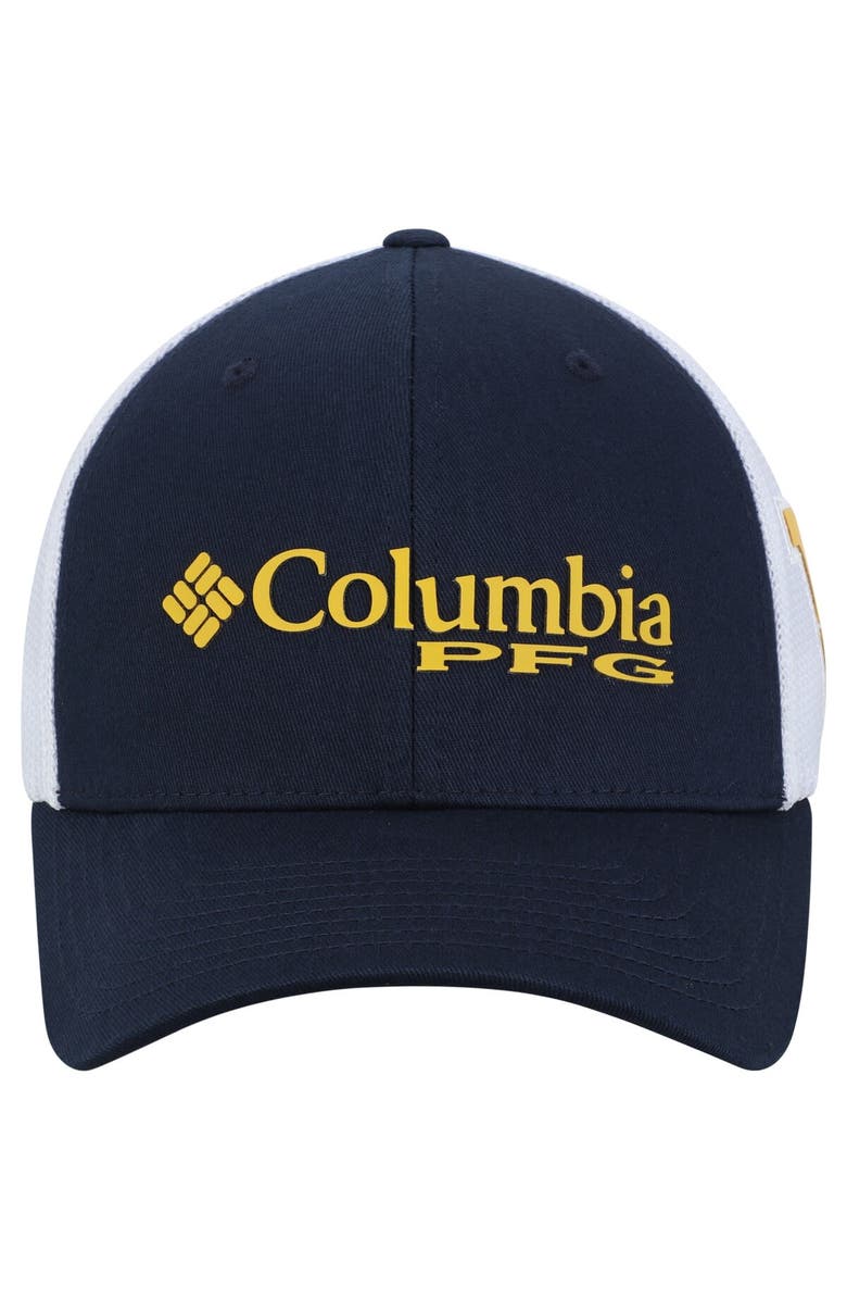 Columbia Men's Columbia Navy West Virginia Mountaineers Collegiate PFG Flex Hat, Alternate, color, Navy