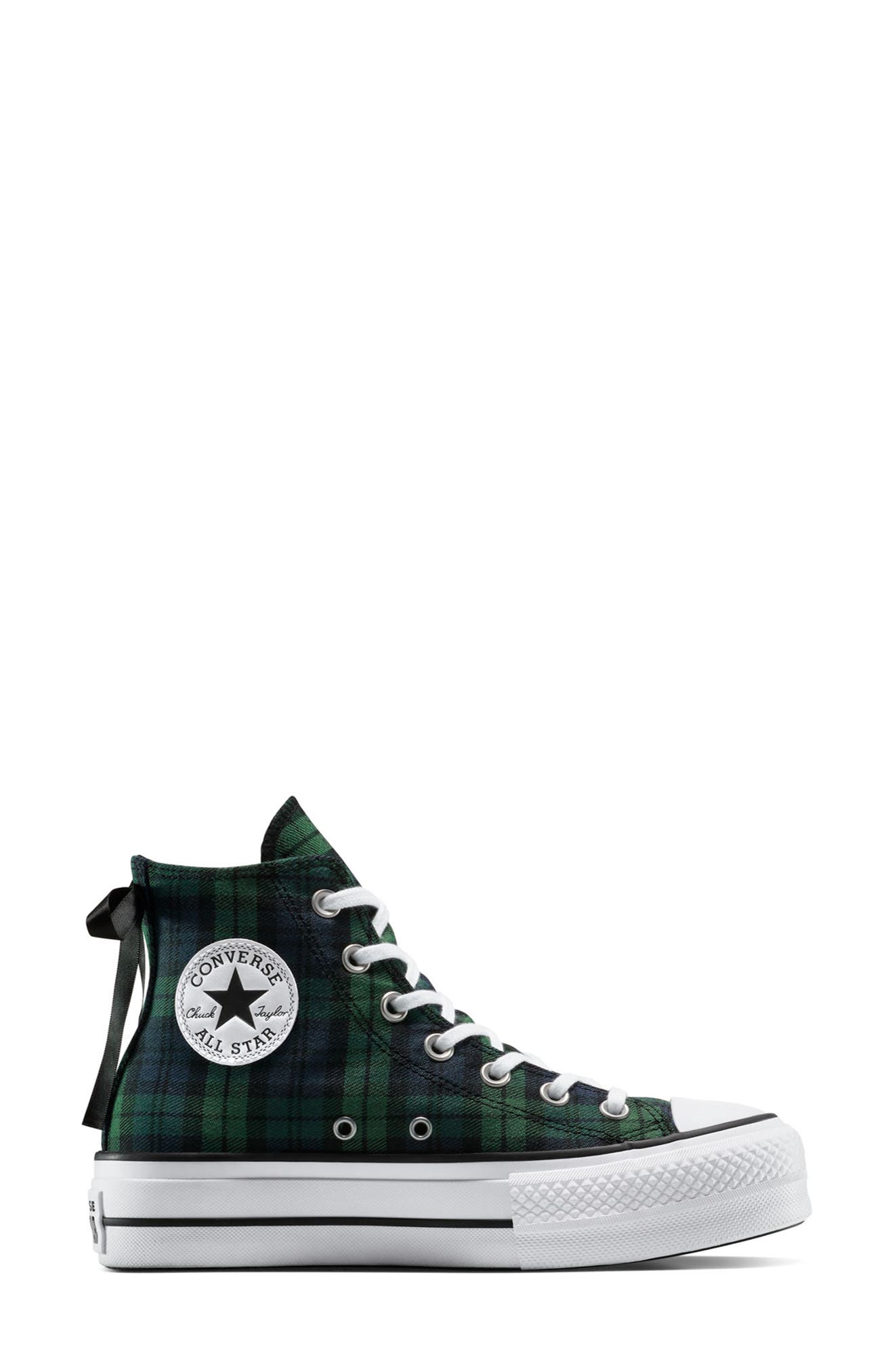 Converse Chuck Taylor All Star Lift Canvas High Top Platform Sneaker, Alternate, color, Navy/ Black/ White