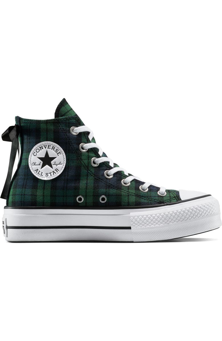 Converse Chuck Taylor All Star Lift Canvas High Top Platform Sneaker, Alternate, color, Navy/ Black/ White