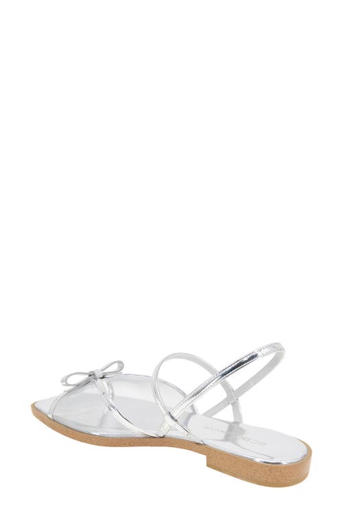 Bcbg Lacey Slingback Sandal In Silver