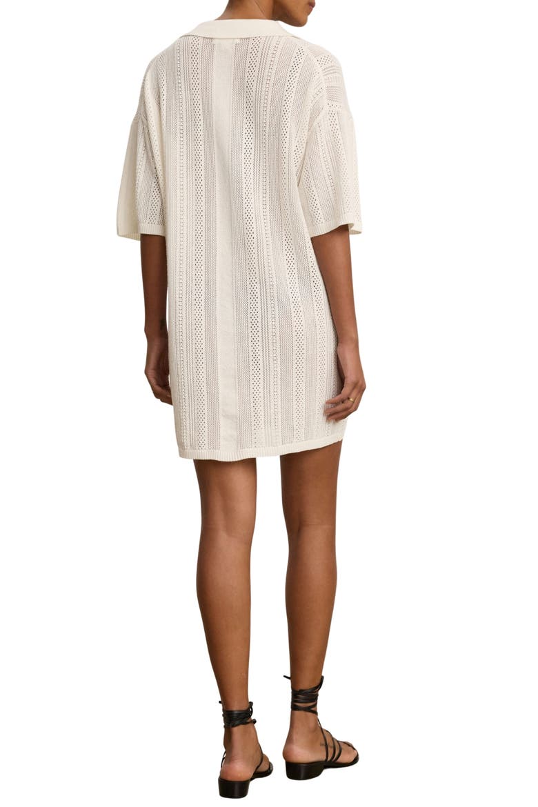 Mila Cotton Minidress, Alternate, color, WHITE