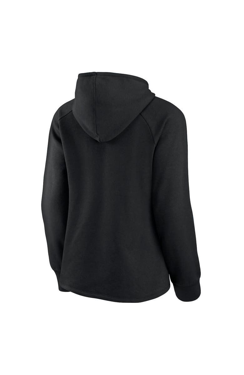 FANATICS Women's Fanatics Branded Black Arizona Coyotes Perfect Play Raglan Pullover Hoodie, Alternate, color, 