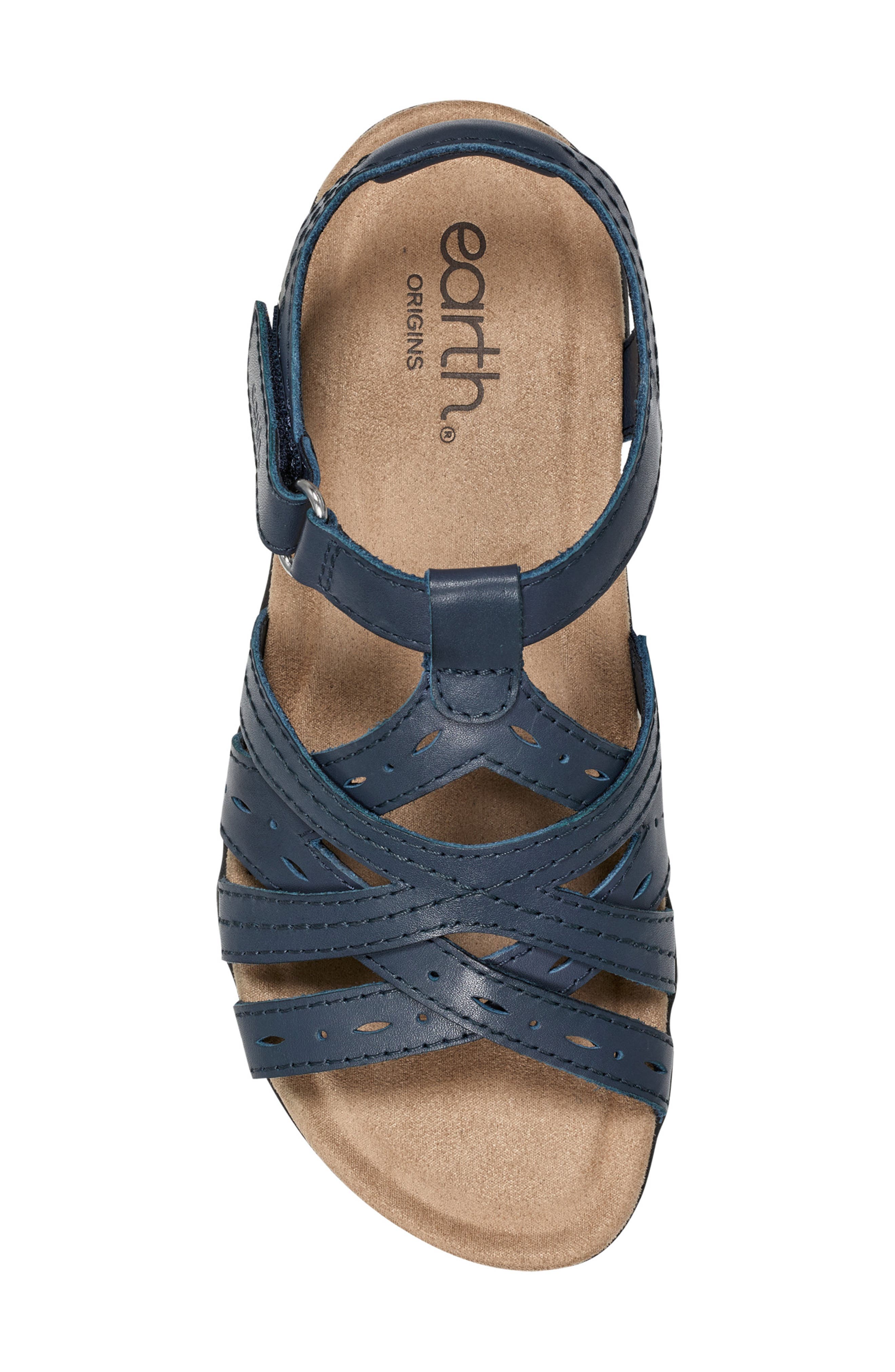 Sellie Strappy Sandal Women), Alternate, color, BLUE