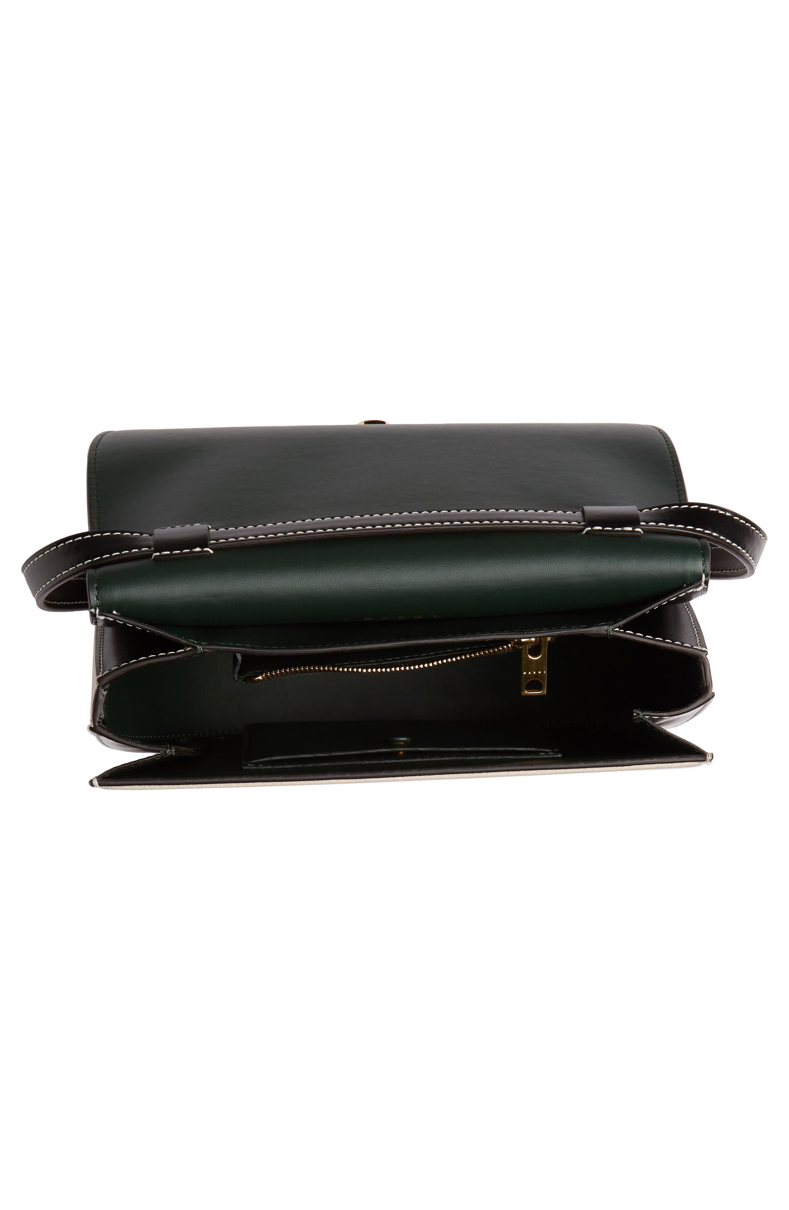 Marni Galet Leather Crossbody Bag, Alternate, color, 