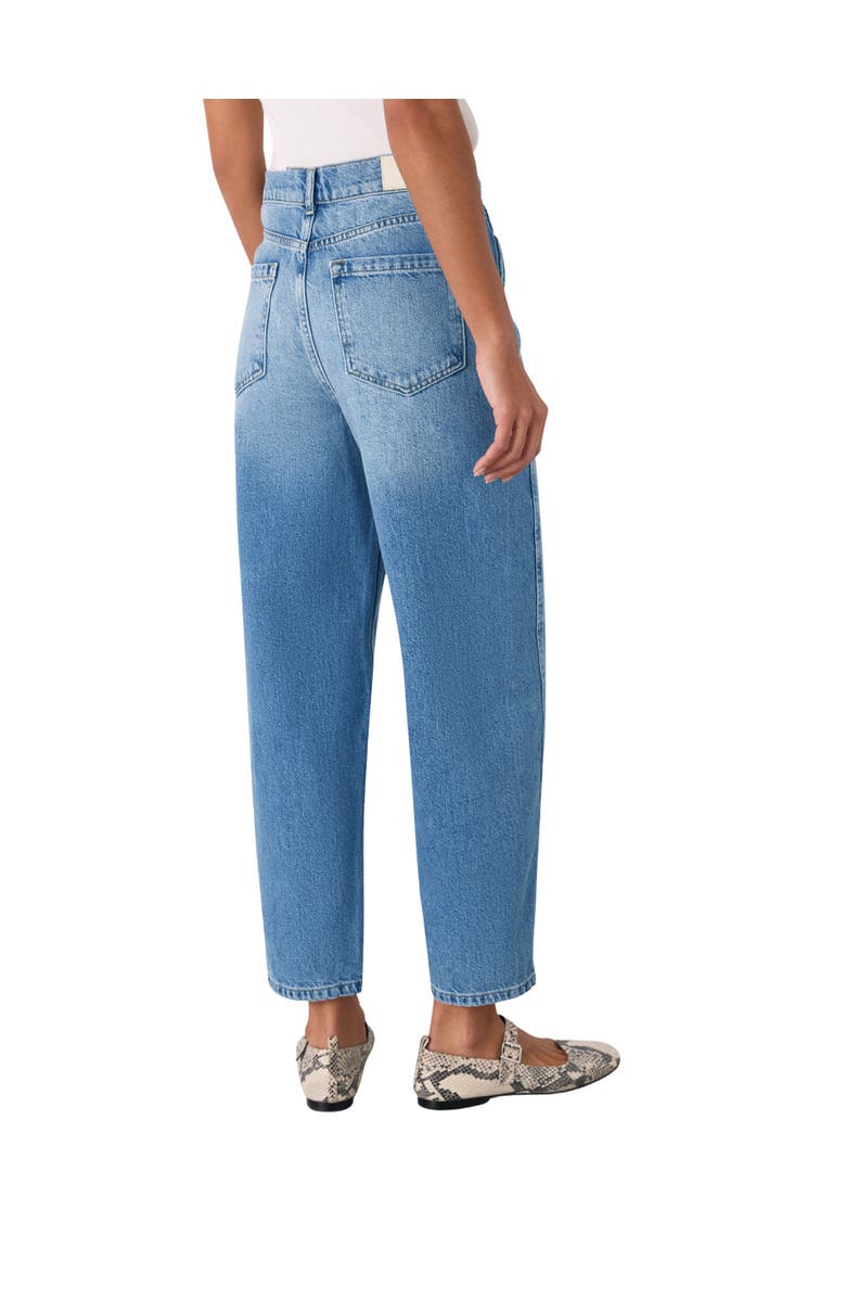 Whistles Authentic Barrel Leg Jean, Alternate, color, Light Wash