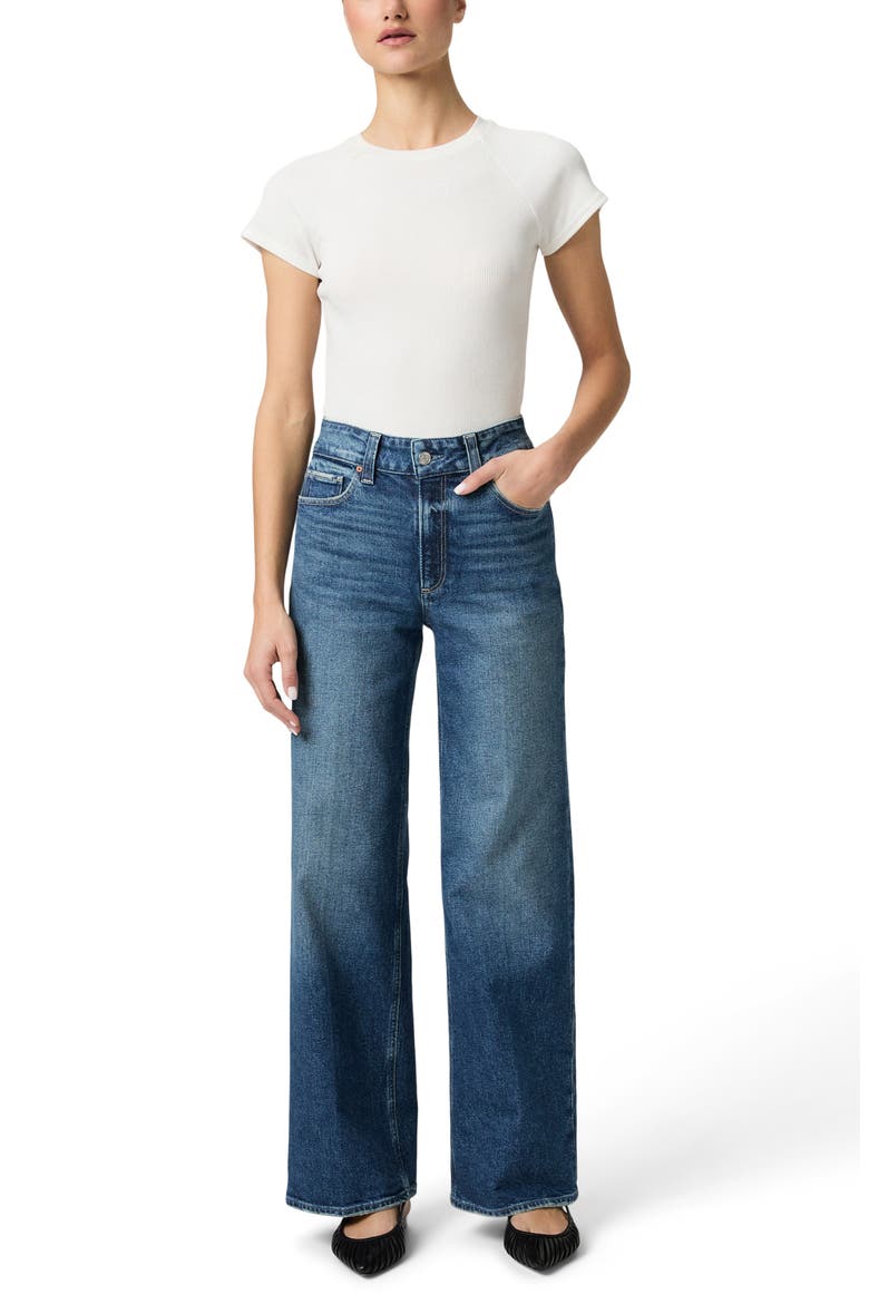 Sasha High Waist Wide Leg Jean, Alternate, color, MATTERHORN