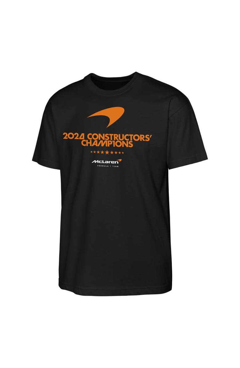 Outerstuff Men's Black McLaren F1 Team 2024 Constructors' Cup Champion T-Shirt, Alternate, color, 