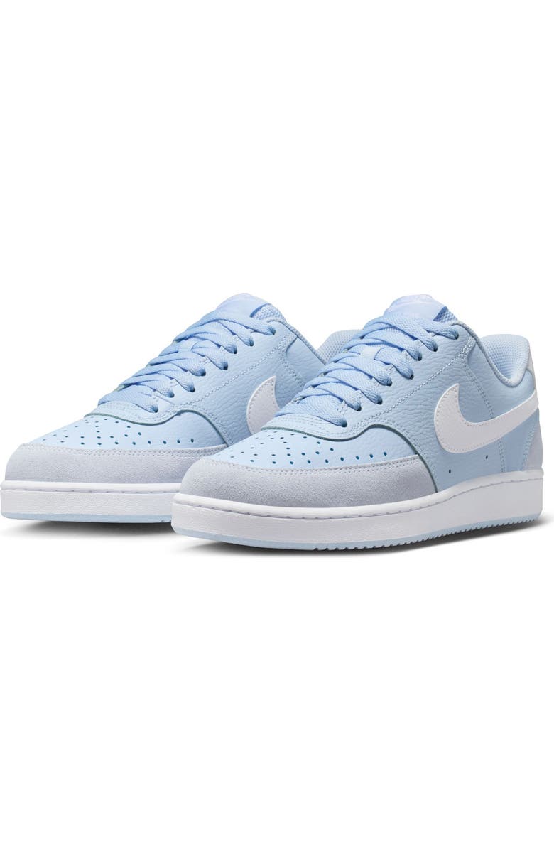 Nike Court Vision Low Sneaker, Main, color, Hydrogen Blue/ White