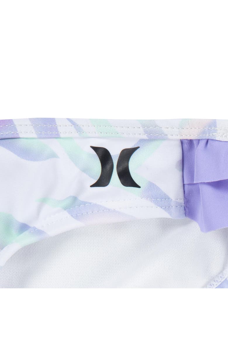 Hurley Kids' Ruffle Two-Piece Swimsuit, Alternate, color, 