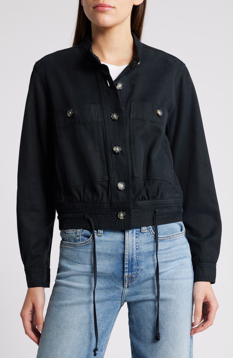 Rails Alma Cotton Blend Jacket, Alternate, color, Black