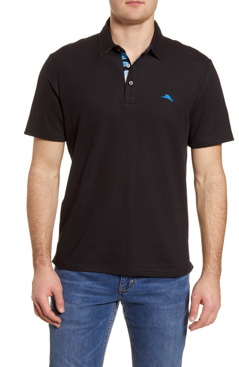 Tommy Bahama 5 O'Clock Piqué Polo, Main, color, 