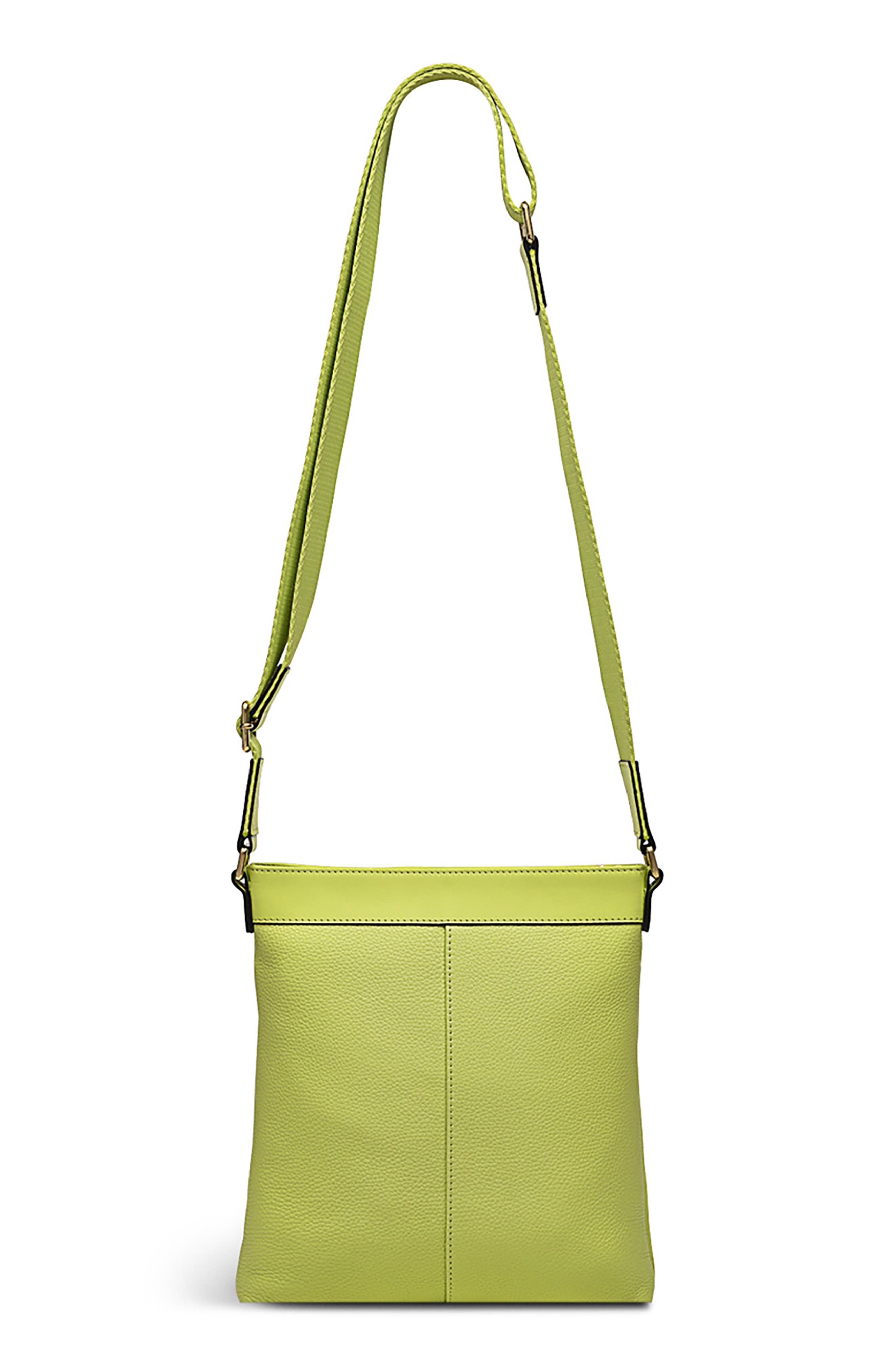 Radley Small Zippy Crossbody Bag, Alternate, color, Celery