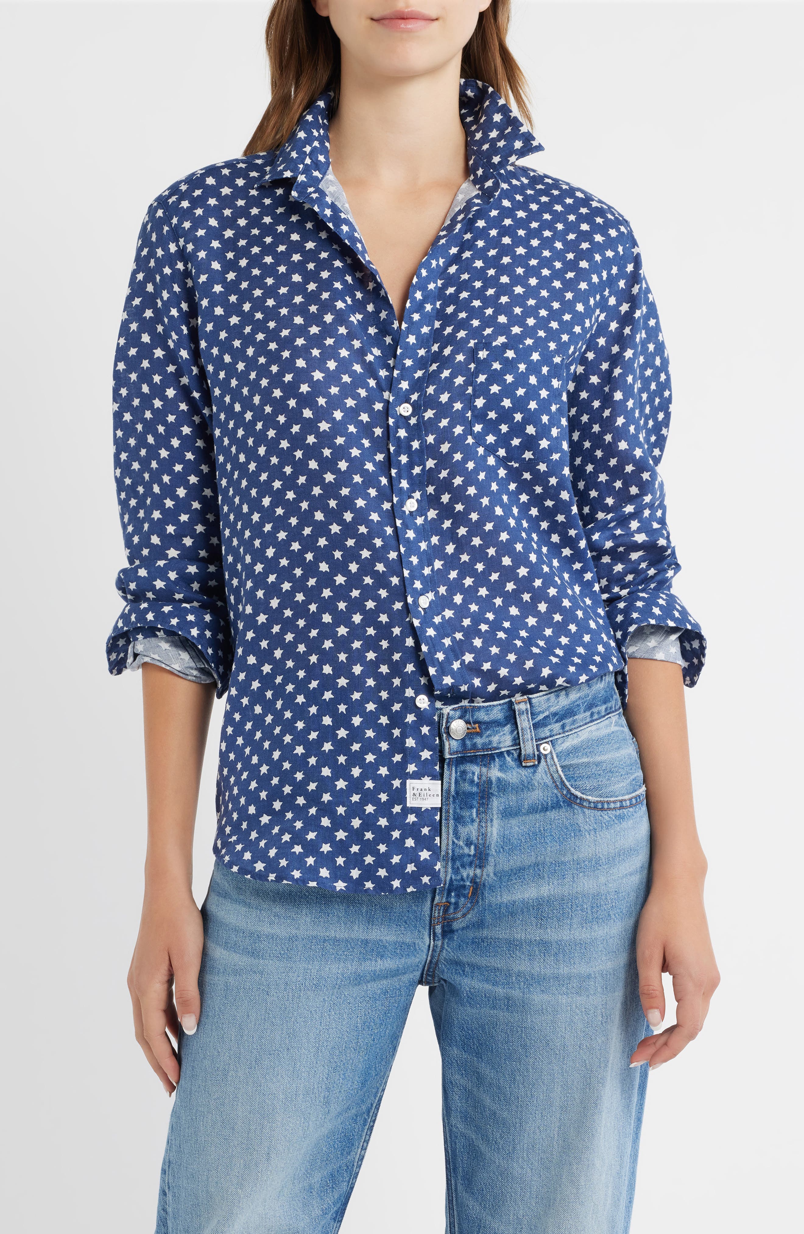 NAVY WHITE STARS