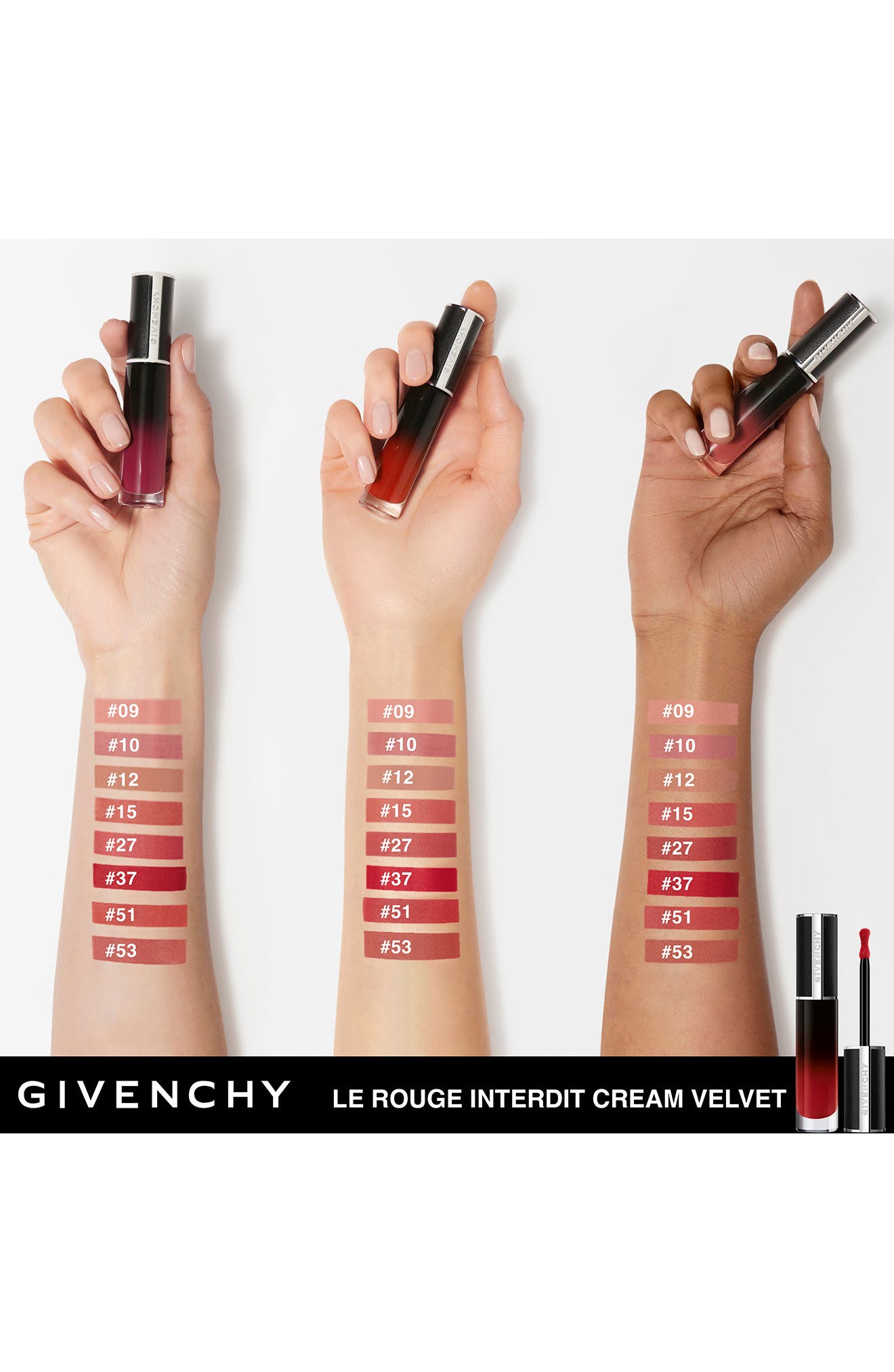 Givenchy Le Rouge Interdit Cream Velvet Lipstick (Women) | Nordstrom