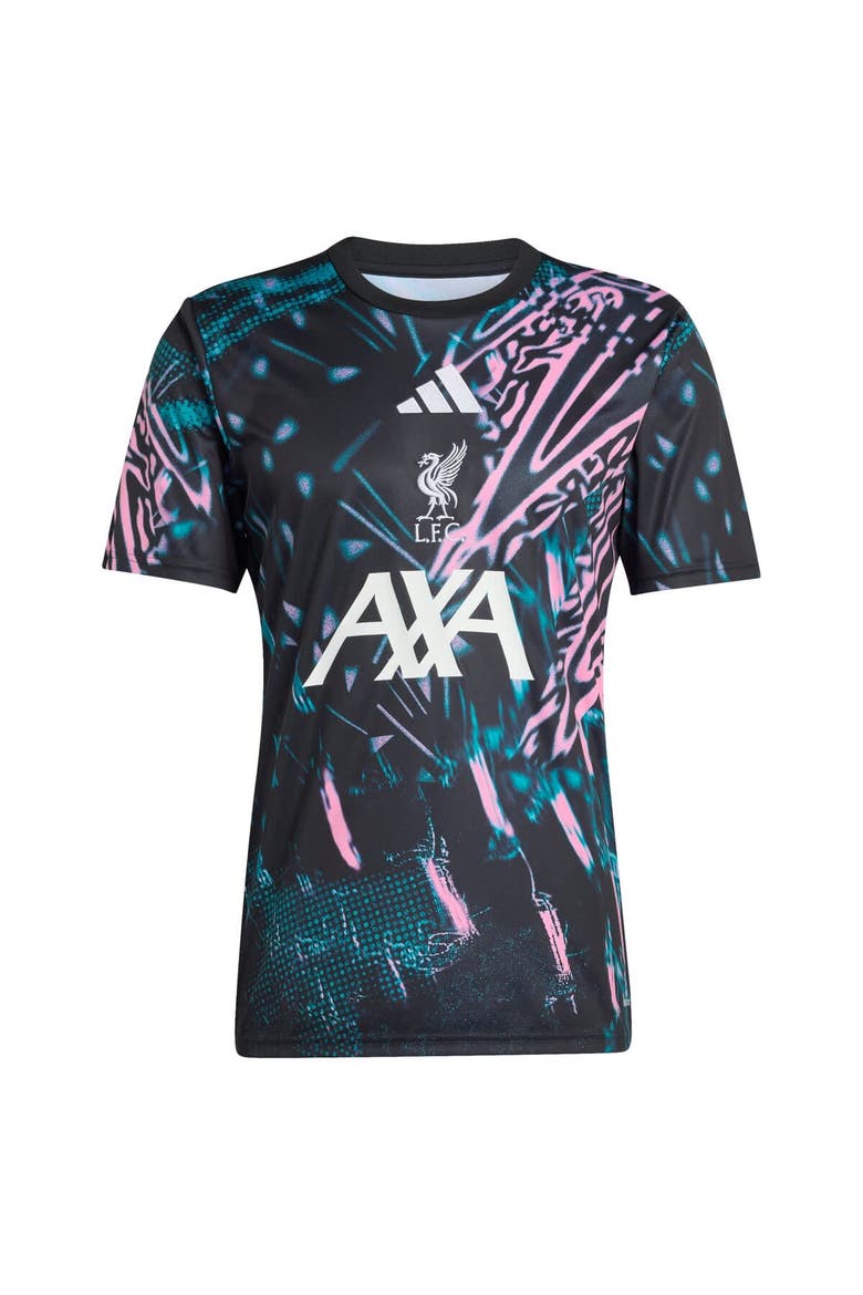Men's adidas  Black Liverpool 2025/26 Pre-Match Training Jersey, Alternate, color, Black