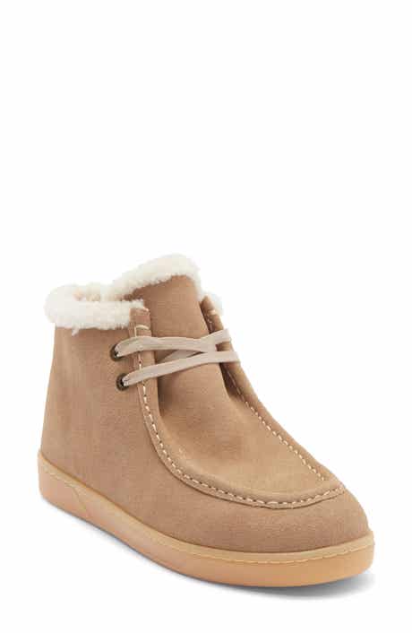 JSlides Halo Faux Shearling Lined Moc Chukka Boot