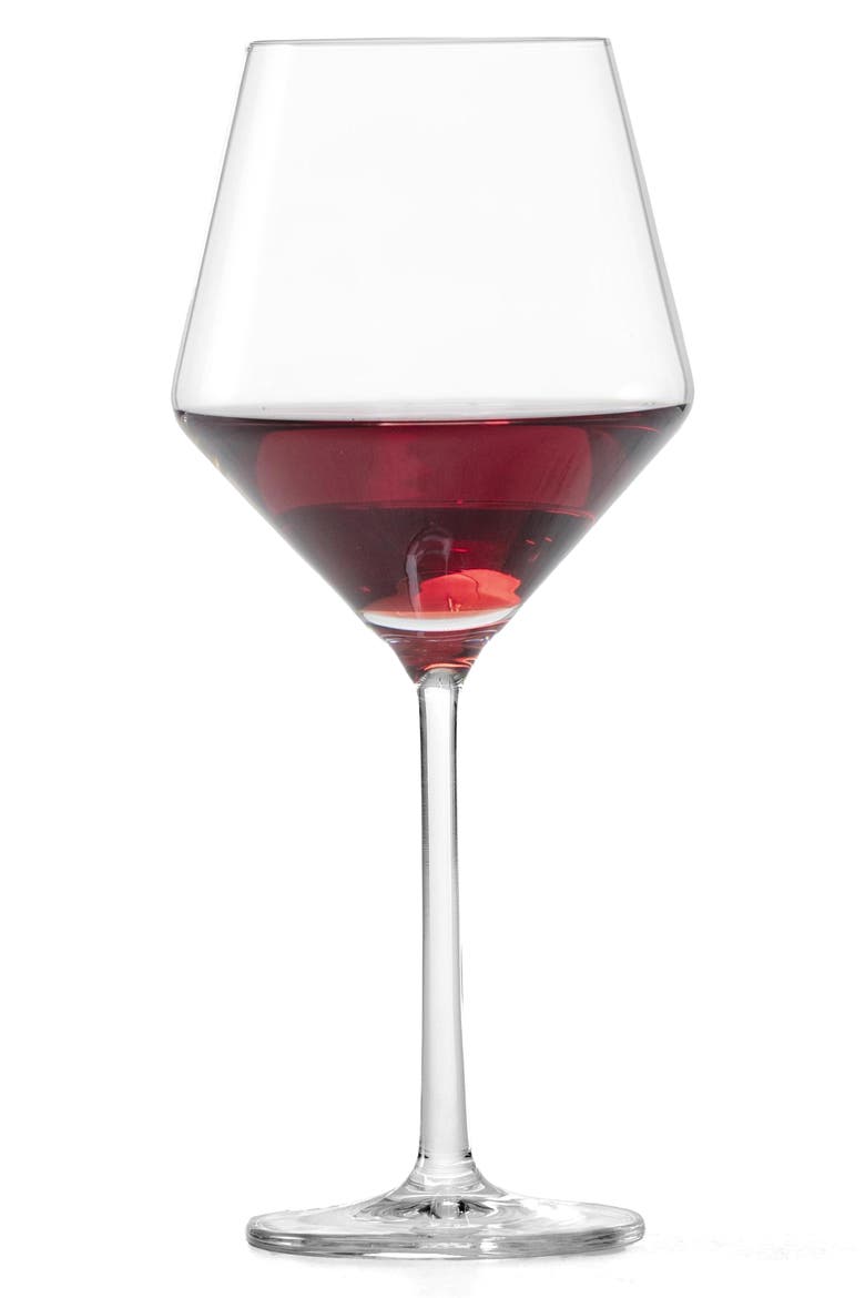 Pure Beaujolais Set of 6 Wine Glasses, Alternate, color, CLEAR
