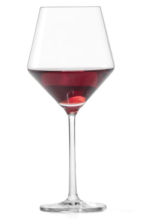 Schott Zwiesel Pure Beaujolais Set Of 6 Wine Glasses In Clear
