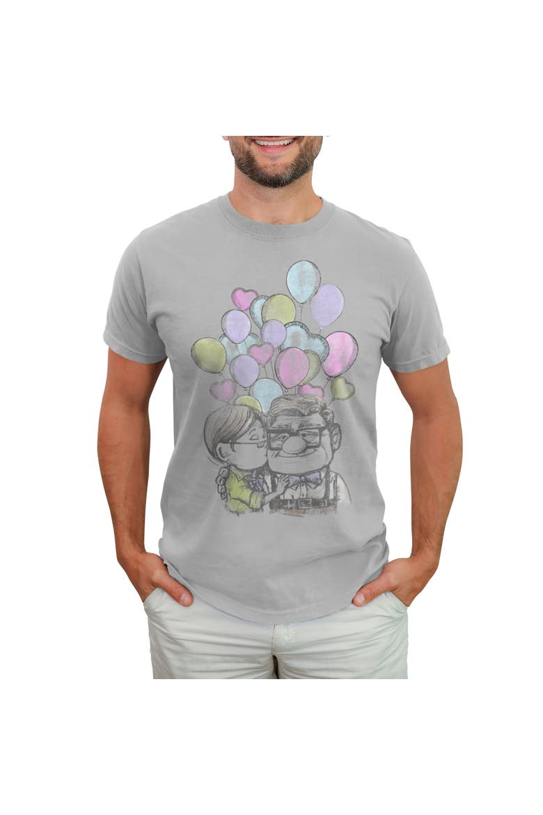 Men's Up Carl And Ellie Love  Graphic T-Shirt, Main, color, Silver