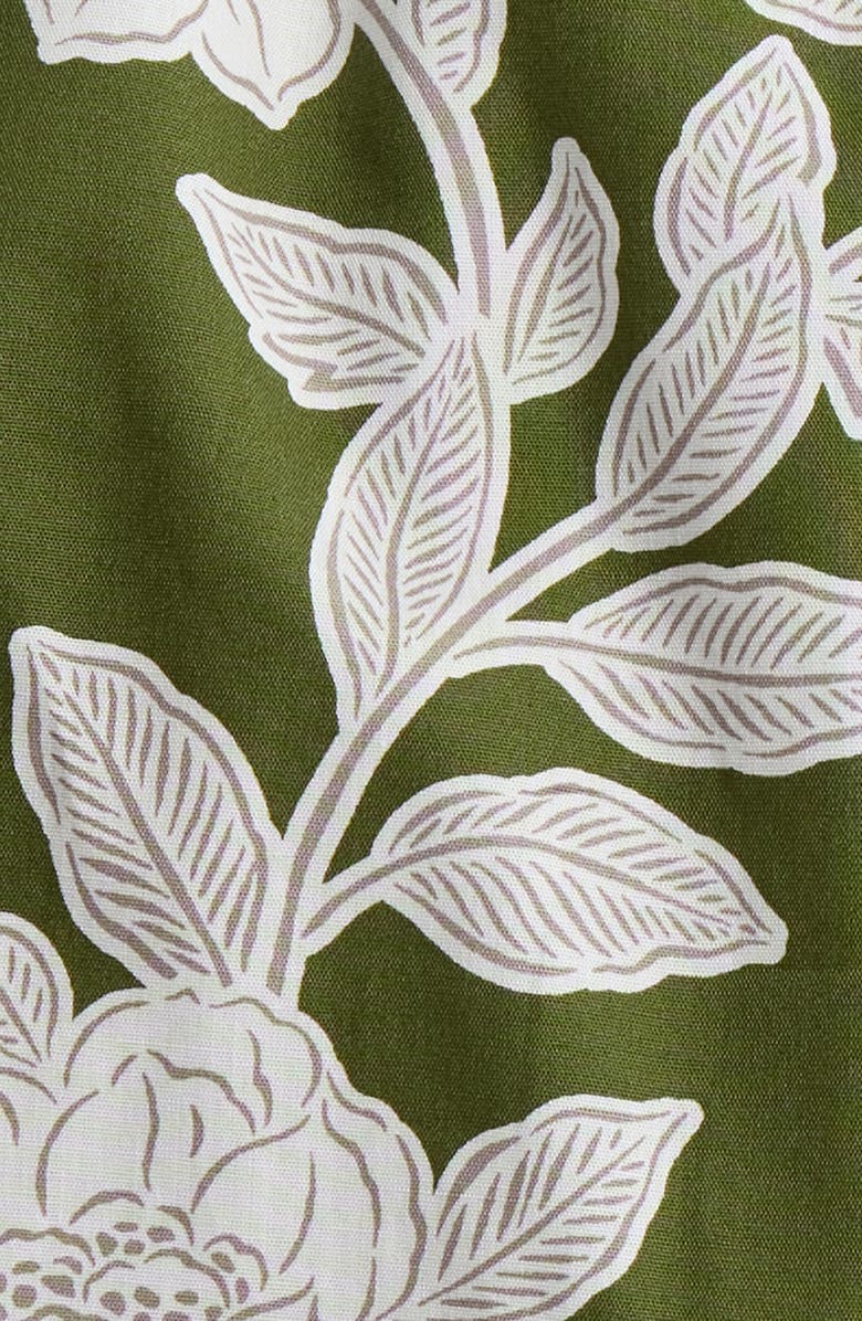 SUGARLIPS Dabria Hizley Floral Long Sleeve Cotton Dress, Alternate, color, Cream-Green