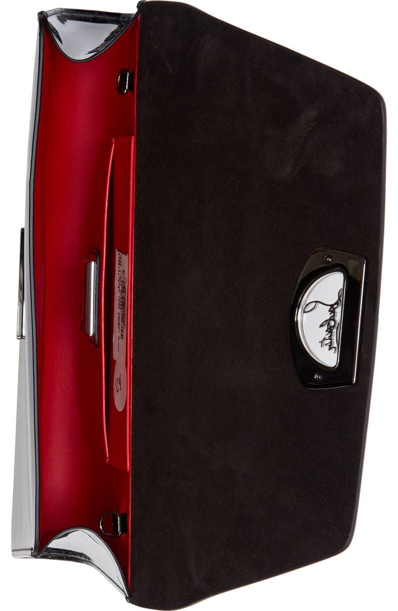 Christian Louboutin Vero Dodat Patent Leather Clutch, Alternate, color,